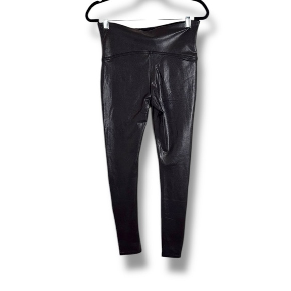 SPANX Black Leggings Size Large - Picture 4 of 4